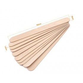 KAONESS 200 Pièces Spatule à Cire en Bois Crème Glacée Bâtonnets en Bois Bâtons Dépilation Spatule Dépilation Bâton de Cire