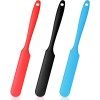 3 Pièces Spatules Antiadhésives en Cire Spatule en Silicone Applicateur dÉpilation Spatule Applicateur Bâtons dÉpilation Bâ