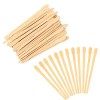 Matogle Lot de 600 spatules en bois pour épilation à la cire - Bâtonnets en bois pour bricolage - Bâtonnets de cire en bois p