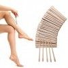 Spatules à Cires, Spatules Épilation en Bois, Spatule Cire Epilation Jetable, Spatule Cire Chaude, Spatule Bois pour Cire, 20