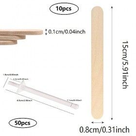 Applicateurs de Bâtons de Cire,Épilation du Nez Applicateurs,Plastique Bandes DÉpilation de Nez,Bâtonnets D’Épilation Nasale