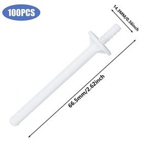 Lot de 100 bâtons de cire pour le nez - Jetables - Pour lépilation du nez - Pour le nettoyage des narines