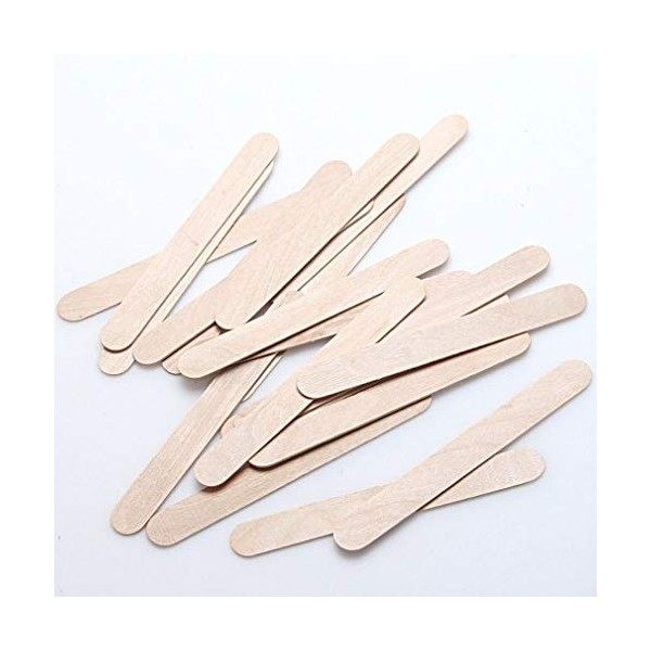 Spatules en bois pour applicateur de cire Bâtons jetables pour enlèvement de cheveux 10PCS durables et utiles