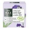 N.A.E. Crème Nuit Anti-Âge Visage Fleurs dImmortelle Bleue, Aloe Vera Bio et Acide Hyaluronique, 50ml