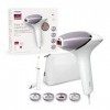 Philips Lumea&nbsp;Épilateur à lumière pulsée Série&nbsp;8000&nbsp;- épilateur avec technologie SenseIQ, 4&nbsp;embouts et tondeuse-stylo Satin&nbsp;C