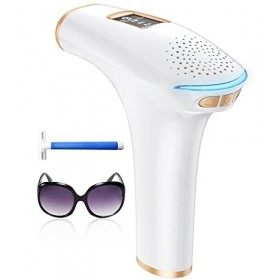 ZKMAGIC Épilateur Lumière Pulsée,IPL Épilateur Laser 999900 Flashes avec 9 Niveaux et 3 Fonctions - HR/SC/RA pour Femme et Ho