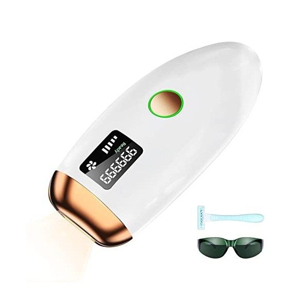 Vormor Épilateur à Lumière Pulsée IPL, Appareil dépilation pour Femmes et Hommes, 999999 Flashs Dépilation à usage Domestiq