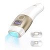 Svoky Épilation Laser IPL Avec Fonction Froide et Indolore pour le Visage, Bras, Ambes et le Maillot avec 999,900 flashs, Fil