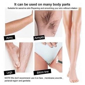 Épilateur dépilation Physique indolore pour Femme, Épilateur Cristal Indolore, Gomme À Cheveux en Cristal,Portable pour Les 