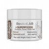 RevitaLAB - Crème de jour et de nuit au collagène hydratante et anti-âge, enrichie en acide hyaluronique, super-aliments, vit