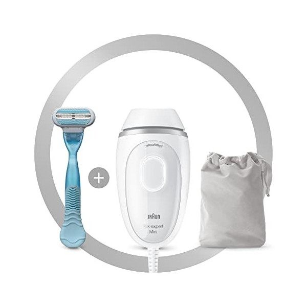 Braun Silk-expert Mini PL1124 Lumière pulsée intense IPL Blanc