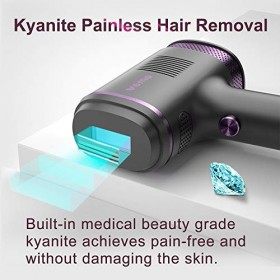 Épilateur Lumière Pulsée Laser Appareil Epilation - Sapphire Glace Refroidissement Sans Douleur & 2 Accessoires de Précision 