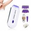 Nwlzx Épilateur Permanent IPL lumière pulsée puissante , Rasoir USB Multifonction Portable, détourage Rapide et sûre, élimin