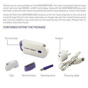 Épilateur Permanent lumière pulsée puissante , Rasoir USB Multifonction Portable, détourage Rapide et sûre, élimine efficace