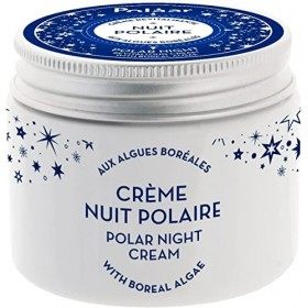 Polåar - Crème Visage Revitalisante Nuit Polaire aux Algues Boréales - Soin de Nuit Hydratant Anti-âge - Lissant, Régénérant,...