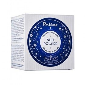 Polåar - Crème Visage Revitalisante Nuit Polaire aux Algues Boréales - Soin de Nuit Hydratant Anti-âge - Lissant, Régénérant,...
