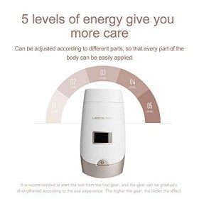 IPL Épilateur Lumière Pulsée, Épilation Permanente Des Poils Visibles Pour Femme et Homme, 2 Modes 5 Niveaux Dnergie Epilateu