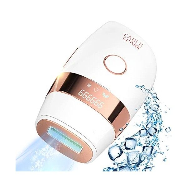 Epilateur à Lumière Pulsée IPL, 999,999 Flashs Appareil Dépilation avec 2 modes de Flash et 5 Intensités Lumineuses pour Le 