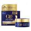 NIVEA Q10 Power 60 + Crème de nuit anti-rides + régénérante 50 ml , puissante crème anti-âge, crème hydratante de nuit pour 