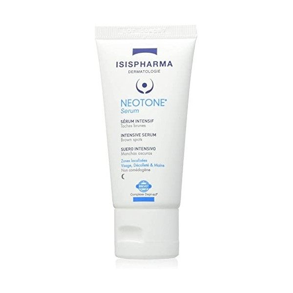 Isispharma - Neotone Serum Intensif Taches Pigmentaires - Soin de Nuit Visage, Mains et Décolleté - 30 ml Crème Jour et Nuit