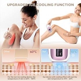 Système dépilation IPL, 999 000 flashs, fonction de refroidissement de glace, épilateur laser permanent et indolore, 5 modes