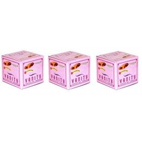 Vardhman - Lot de 3 bobines de fil antibactérien en coton pour épilation des sourcils