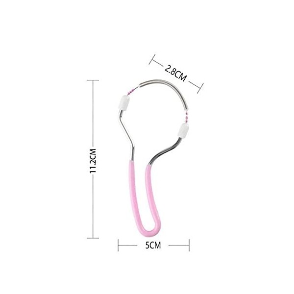 IERCZA 2 Pièces Épilation Cheveux du Visage Épilateur Manuel Rouleau de Cheveux Visage Épilation Outils dÉpilateur de Fileta