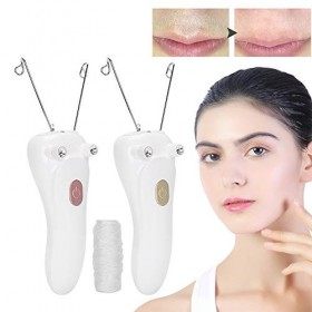 Épilation de Visage Épilateur Électrique du Visage, épilateur électrique pour Cheveux du Visage Threading Machine outil dépi
