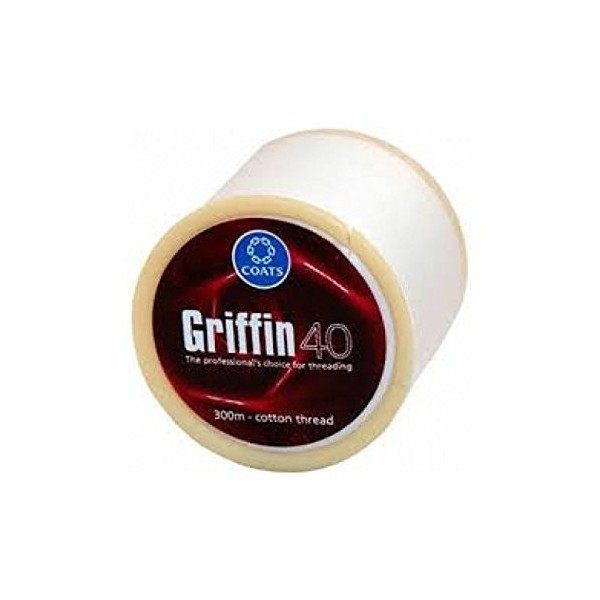 1 x Bobine 300 m Griffin 40 TKT coton filetage sourcils cheveux visage Retrait – Inde