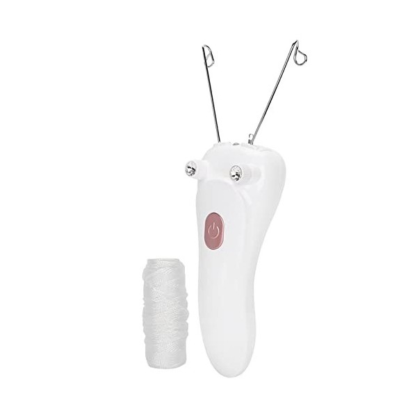 Conception de linterrupteur à Bouton Threading Beauty Epilator pour un Retrait Rapide Rose 