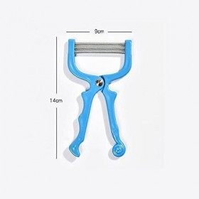 SYXLS Lot de 3 Épilateur, Épilateur Cheveux du Visage, Manuel Portable Outils de Beauté, 3 Printemps Threading Enlèvement Épi