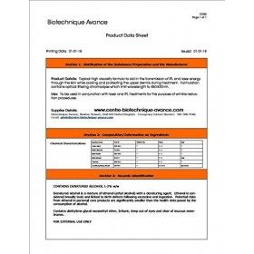 Gel Formula 450-530nm Gel de refroidissement et daccouplement pour machines, systèmes et appareils laser et IPL Épilation laser