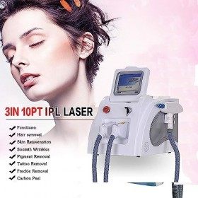 SPUZZO 2 en 1 Opt + IPL Épilation Machine ND YAG Laser Détatouage SHR Beauté Équipement for Les Taches Sombres sur Le Visage ...