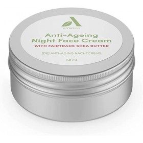 Amazon Aware Crème de nuit visage anti-âge à lacide hyaluronique, à la lavande bio et au beurre de karité, 50ml Crème Jour et...