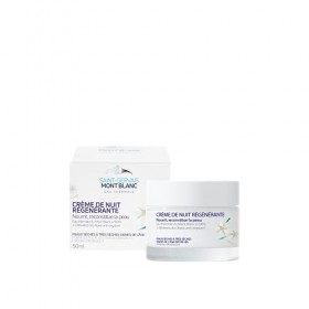 Saint-Gervais Mont Blanc - Soin de Nuit Régénérant Anti-Âge pour Peaux Matures & Sensibles - 50 ml Crème Jour et Nuit