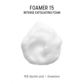 Foamer 15 de Dermaceutic - Mousse exfoliante intense contenant de lAcide Glycolique et de lEnoxolone - 100 ml Crème Jour et Nuit