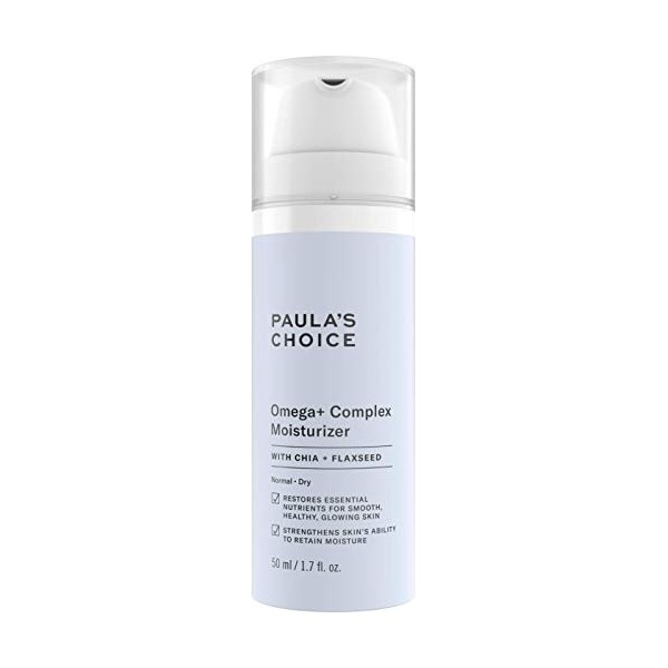 Paula’s Choice Crème de Nuit OMEGA+ COMPLEX - Hydratante Visage Riche pour Peaux Déshydratées & Contre le Teint Terne - avec ...