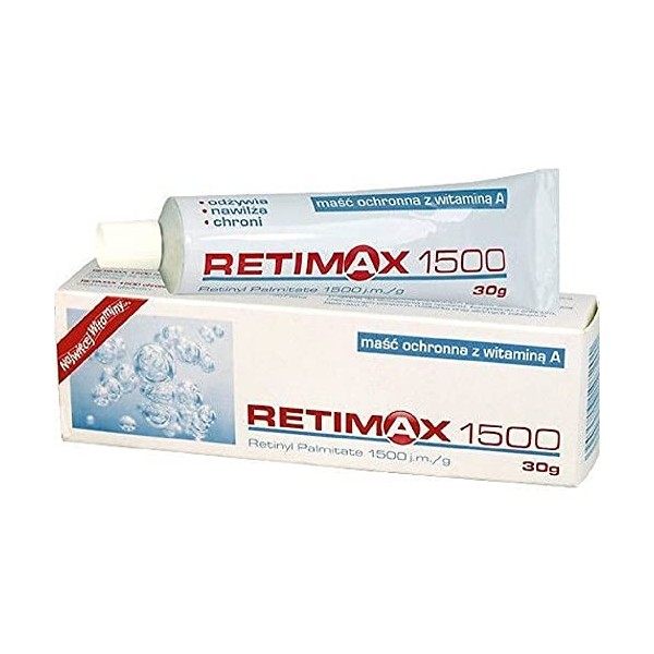 retimax 1500&nbsp;Vitamine A, Retinol, ungüento Protecteur, 30&nbsp;g anti-envejecimiento Crème Jour et Nuit