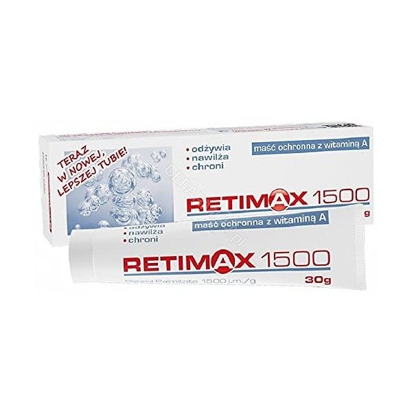 retimax 1500&nbsp;Vitamine A, Retinol, ungüento Protecteur, 30&nbsp;g anti-envejecimiento Crème Jour et Nuit