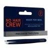 NO HAIR CREW Pincette de précision pour hommes - Affûtée à la main en Allemagne en acier inoxydable.