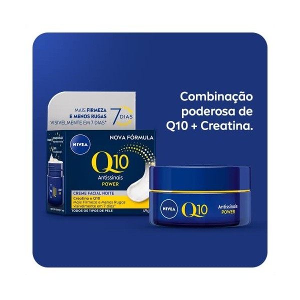 Nivea Visage Crème De Nuit Anti-Rides Q10 50 ml Crème Jour et Nuit
