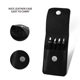 Sucoor Lot de pinces à épiler professionnelles en acier inoxydable pour façonner les sourcils, excellent outil de beauté pour