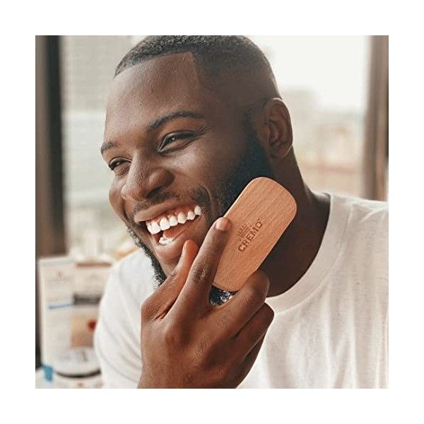 CREMO - Brosse à Barbe Pour Homme | En Sisal 100% Naturel