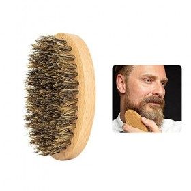Brosse à Barbe, Brosse Barbe Poil de Sanglier, Brosse à Barbe Poil de Sanglier Ronde, Moustache en Poil de Sanglier, Brosse à