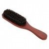 Brosse à Cheveux Poil de Sanglier, Brosse à Barbe Homme, Brosse de Nettoyage Barbe, Peigne à Barbe Homme Professionnel Brosse