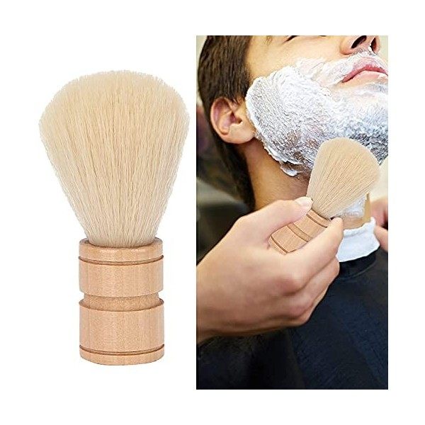 Générique Brosse de Rasage, Brosse de Rasage de Barbe de Cheveux cassés de Coiffeur de Salon Professionnel pour Les Hommes