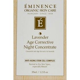 Eminence Lavender Age Corrective Night Concentrate Normal to Dry Skin, Especially Mature 35ml Crème Jour et Nuit