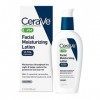 Lotion hydratante pour le visage CeraVe PM | Crème de nuit à lacide hyaluronique et à la niacinamide | Hydratant ultra-léger