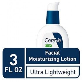 Lotion hydratante pour le visage CeraVe PM | Crème de nuit à lacide hyaluronique et à la niacinamide | Hydratant ultra-léger ...