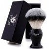 Haryali London Blaireau Rasage Homme - Brosse Synthétique Pour Rasoirs Humides Brosse À Raser Végétalien Pour Homme Et Femme 